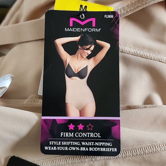 Maidenform All Over Shaper NWT cream color, Wear-Your-Own-Bra, Medium - Picture 5 of 10